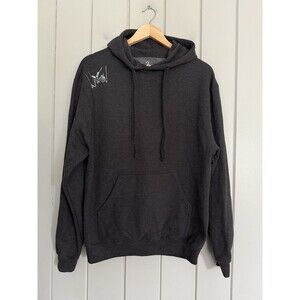 Livin Wythe Hoodie Sweatshirt M Medium Heather Gray Brookyn Heart